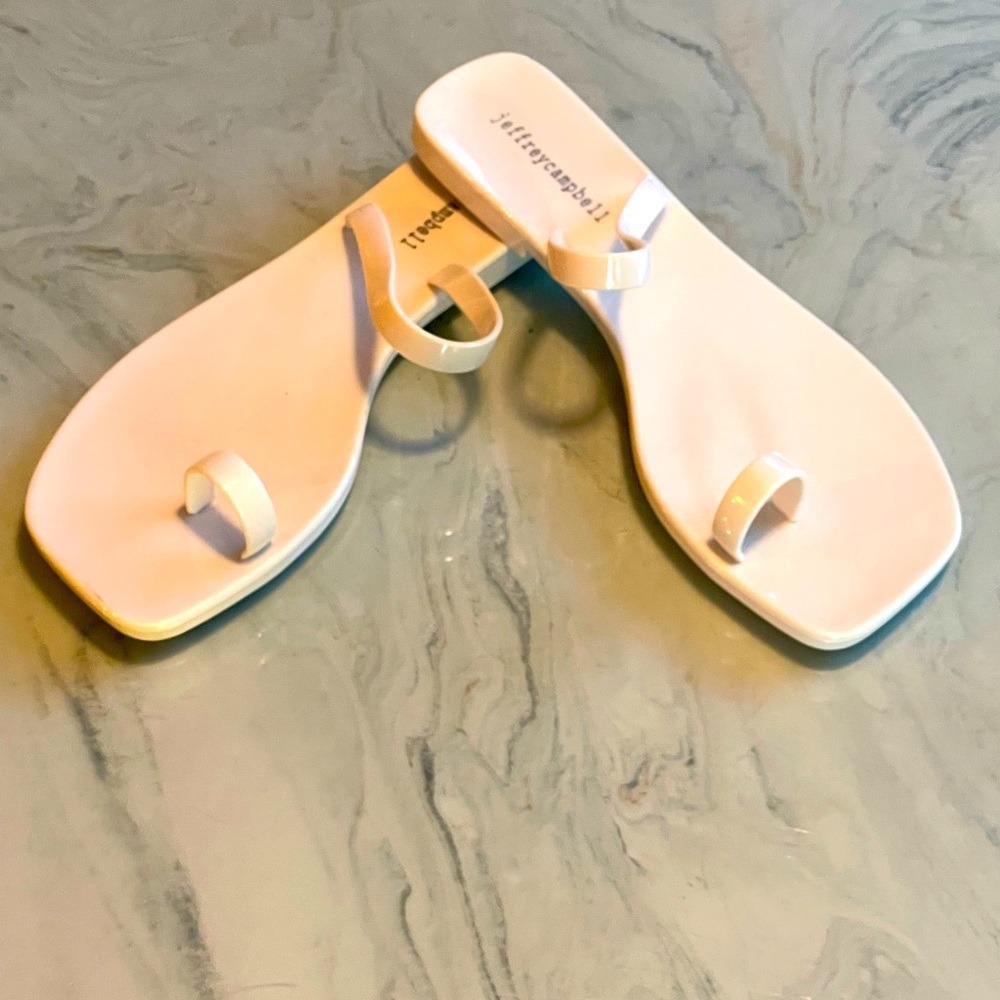 Jeffrey Campbell - Darbey Jelly Toe Loop Sandal - Size 8